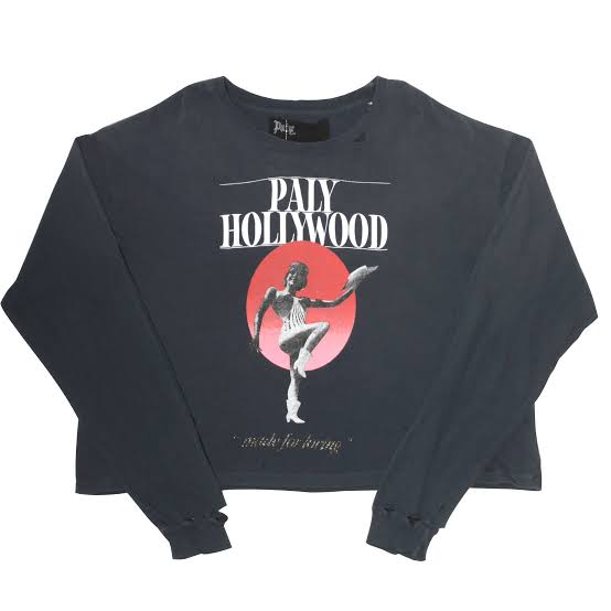 PALY Myra Breckenridge Distressed Jersey Shirt