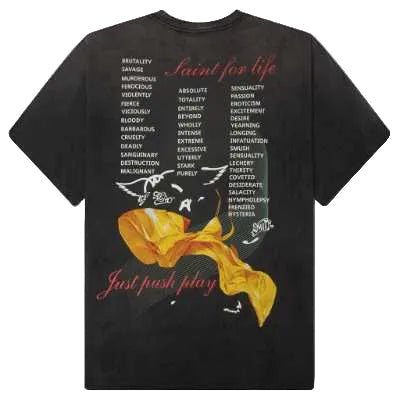Saint Michael MX6 Aerosmith Black T-Shirt