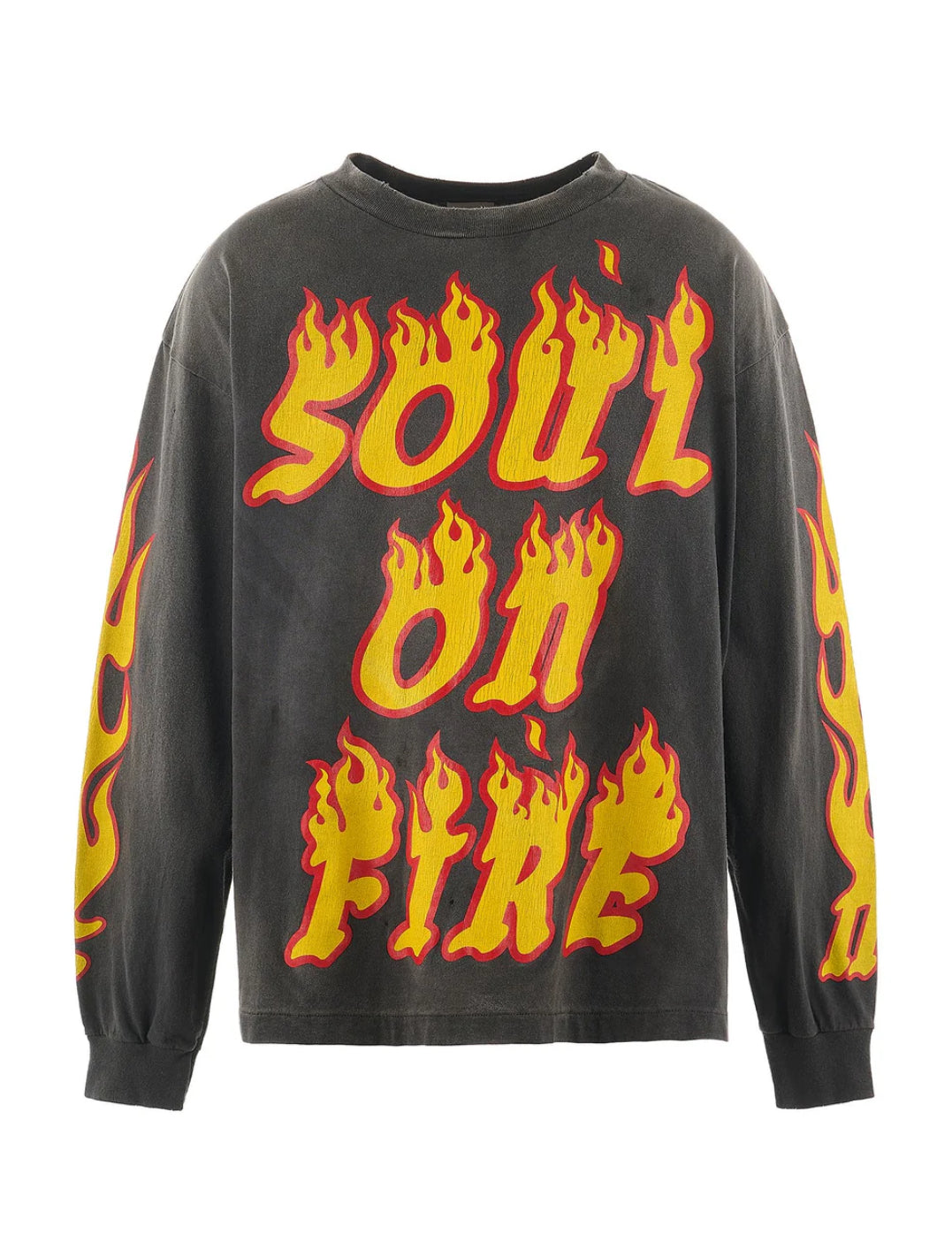 Saint Michael Soul on Fire Longsleeve grey/Orange
