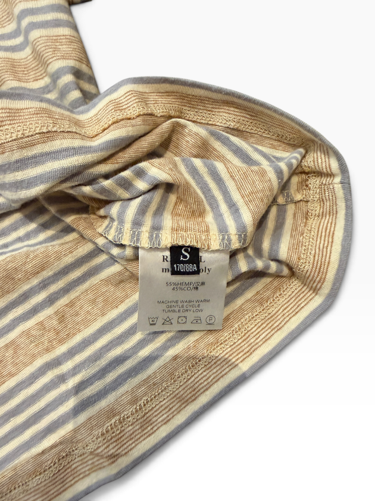 Richill Melancholy Dirty Stripe Polo T-Shirt