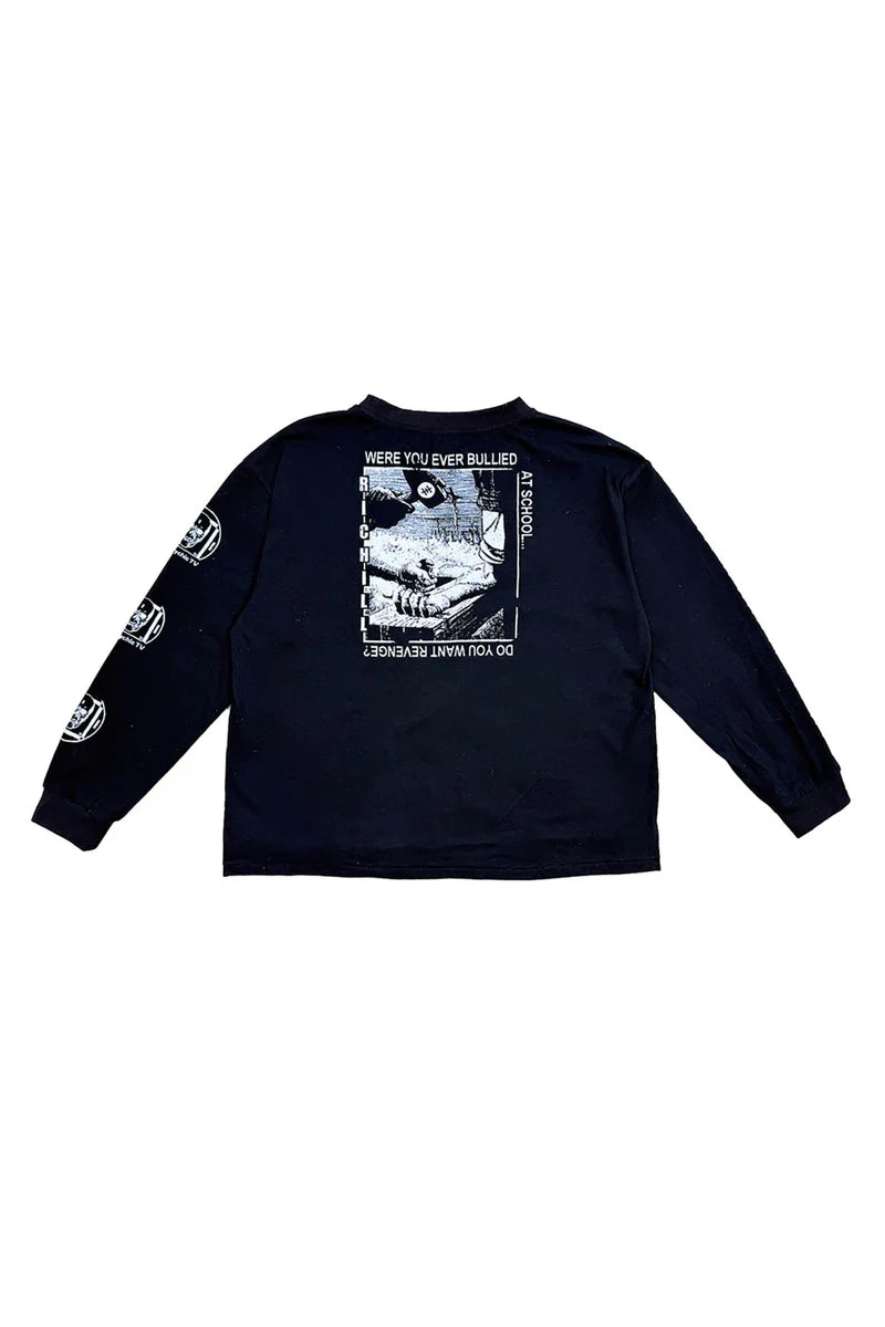 Richill Melancholy Psychic TV LS Black T-Shirt