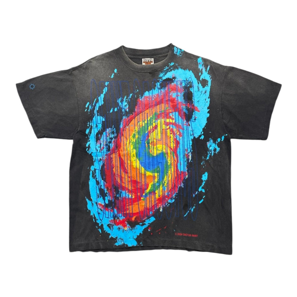 Saint Michael Weather Logo Black T-Shirt