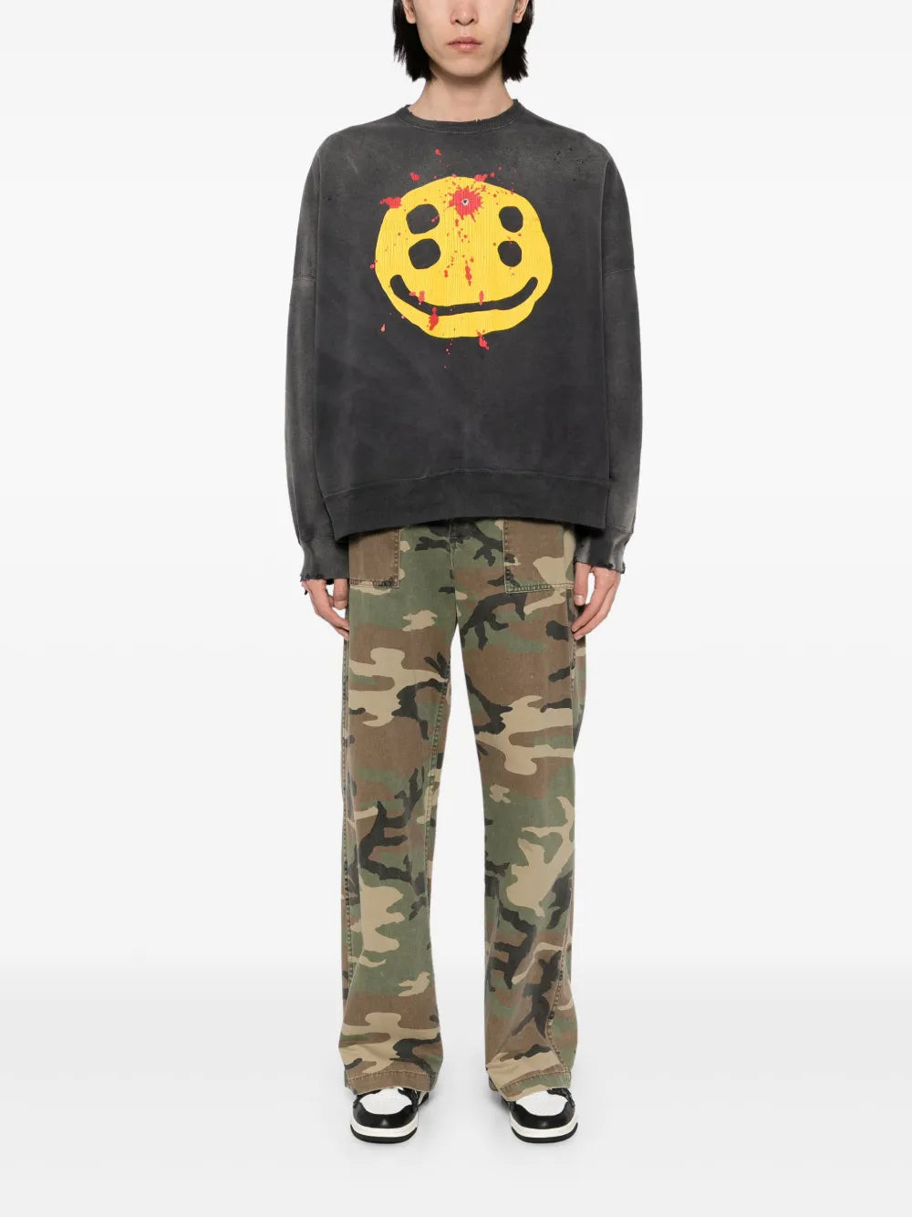 Saint Michael x Cactus Plant Flea Market Smile Sweatshirt