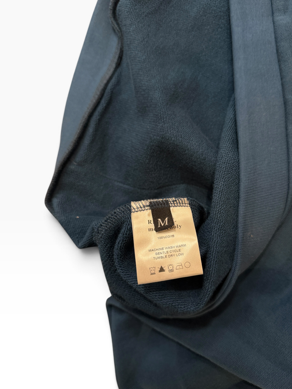 Richill Melancholy Bible Patch Blue Crewneck Sweatshirt