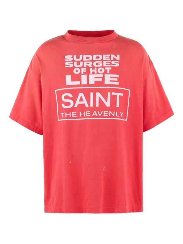 Saint Michael Sudden Surges T-Shirt Red