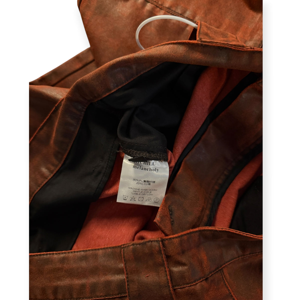 Richill Melancholy Printed Coated Bootcut Jeans