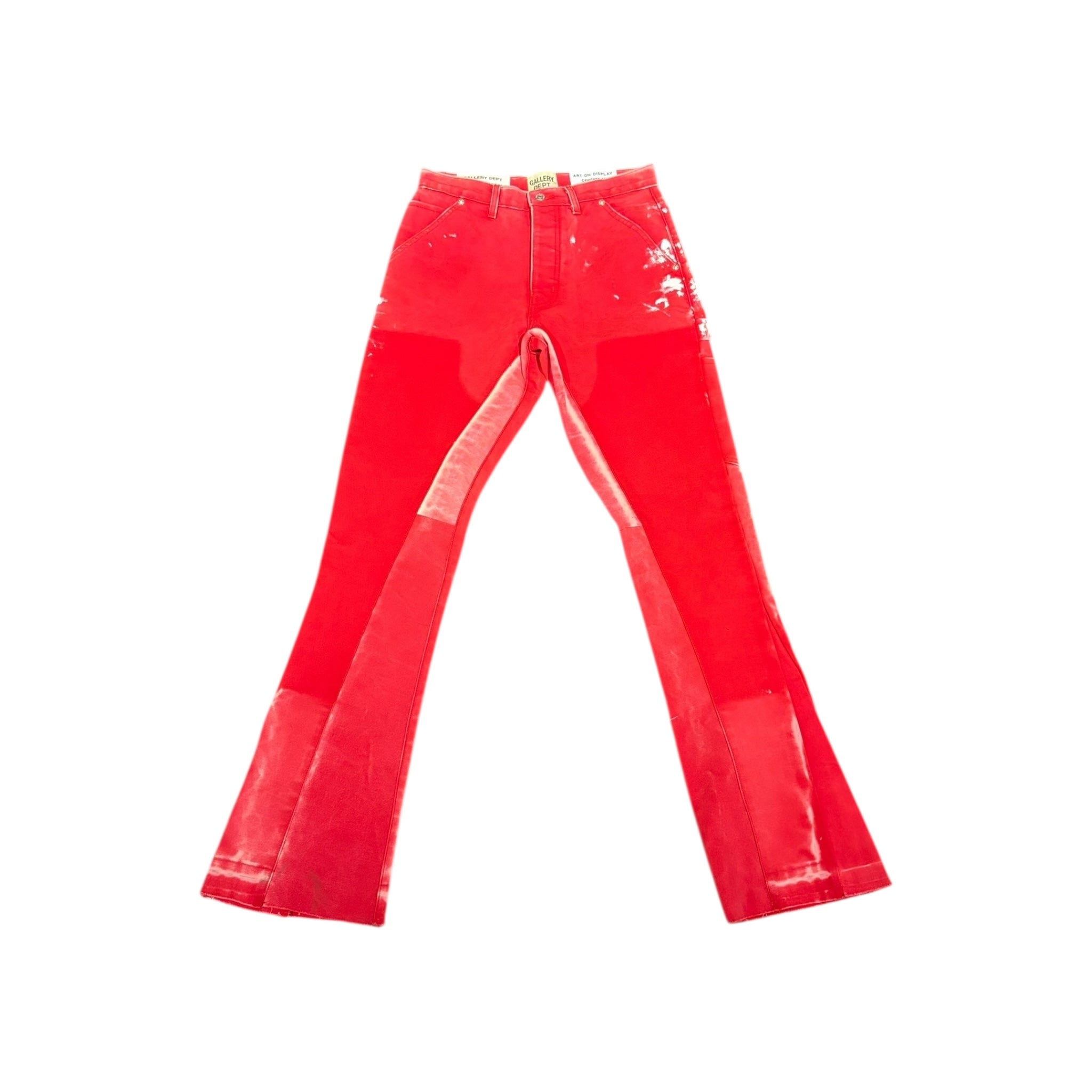 Gallery Dept. Carpenter Flare Jeans Red