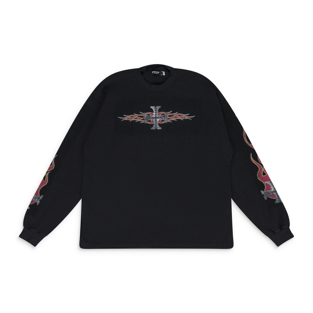 Greedy Unit Black Screw Thermal T-Shirt