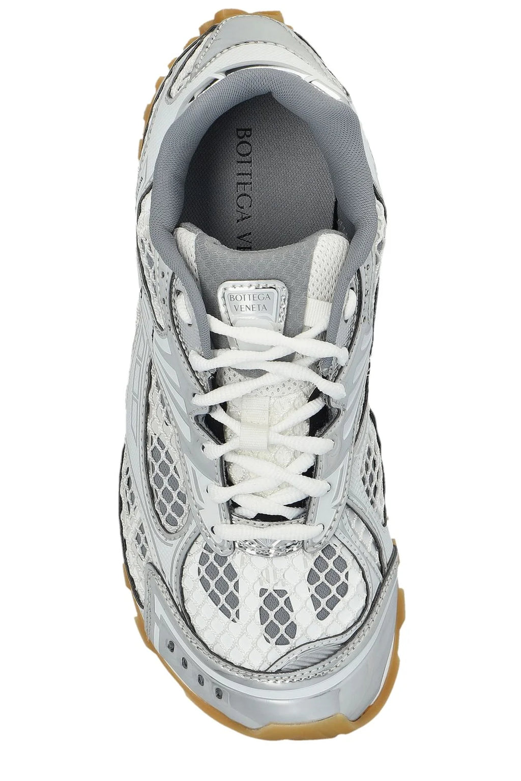 Bottega Veneta Orbit Silver/White Sneaker