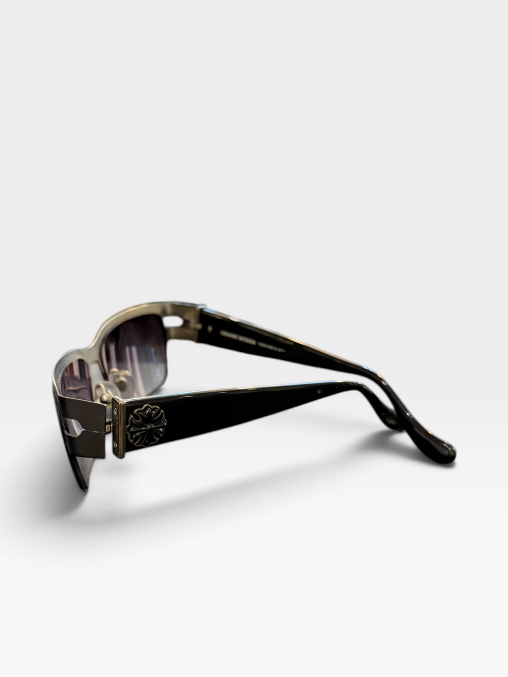 Chrome Hearts Raw Dawg semi-rim sunglasses model