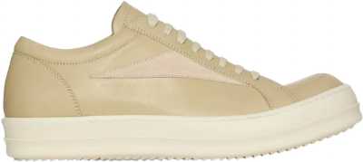 Rick Owens Vintage Low Parchment Leather Sneaker