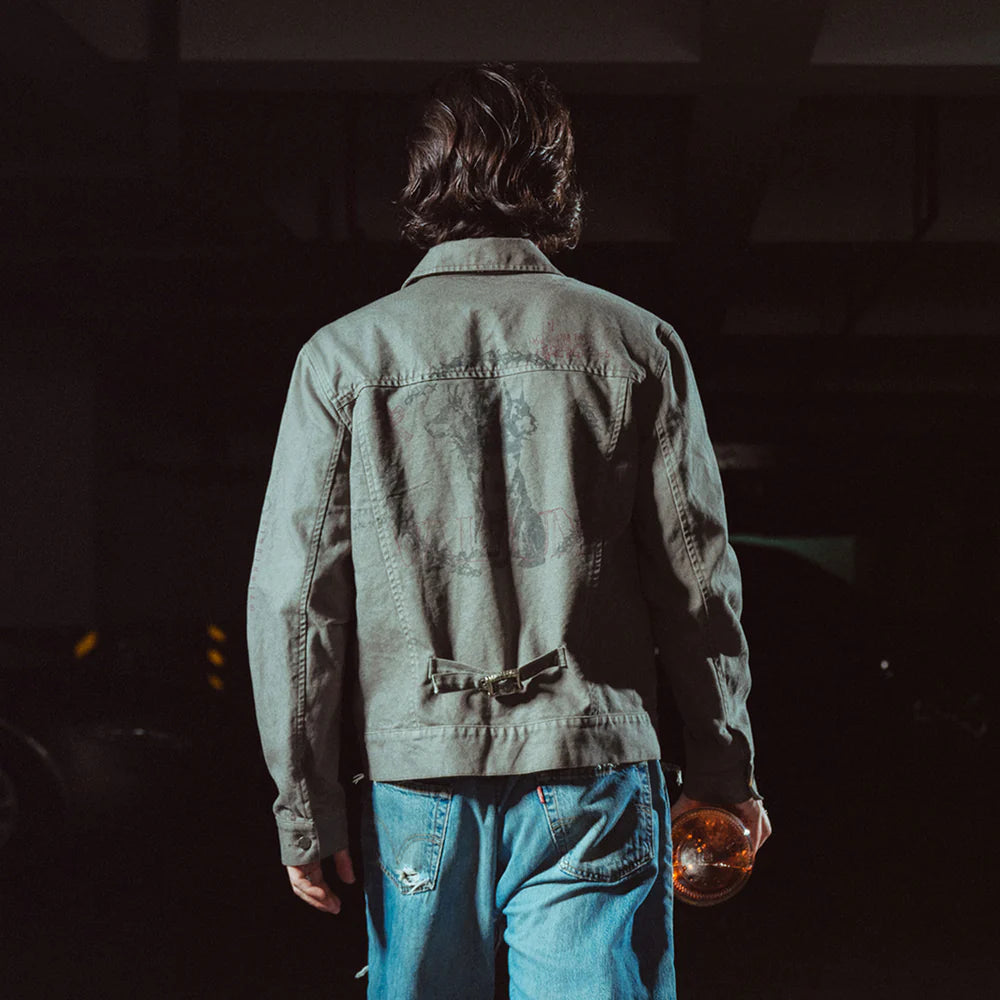 Richill Melancholy Coin Canvas Grey Jacket