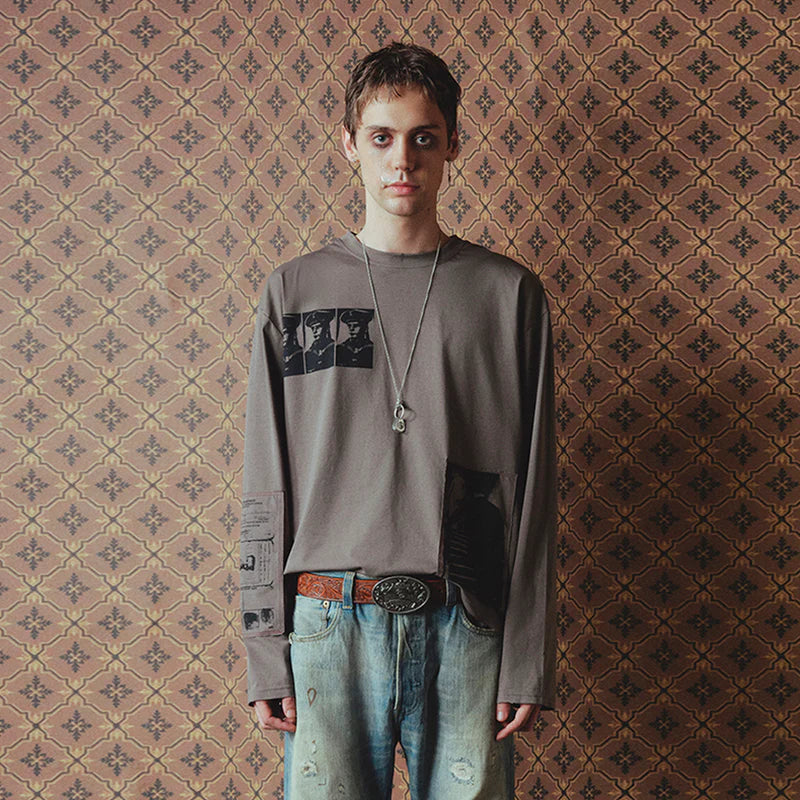 Richill Melancholy Propaganda Patch LS Grey T-Shirt
