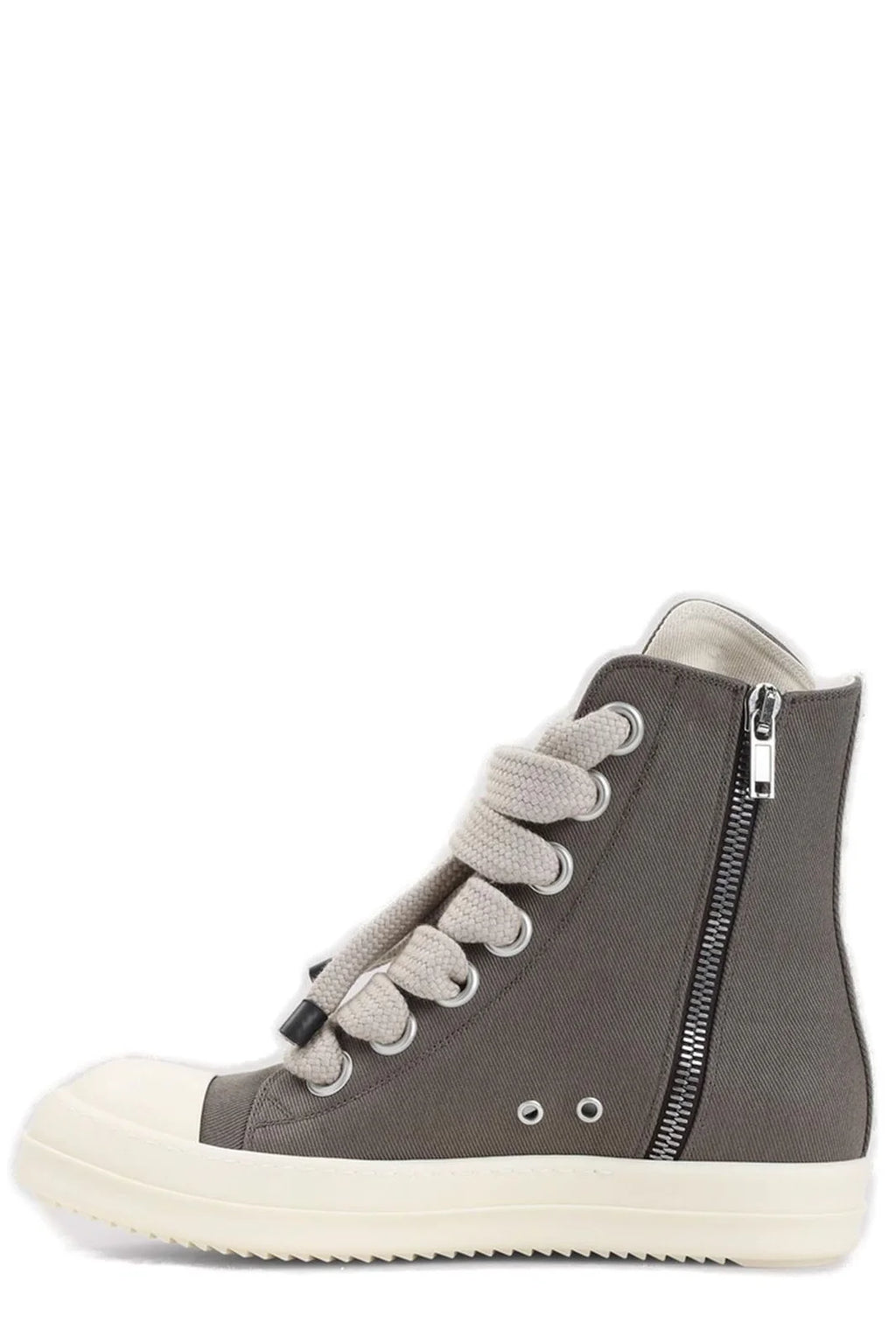 Rick Owens Drkshdw Jumbolace Dust/Milk High Sneakers