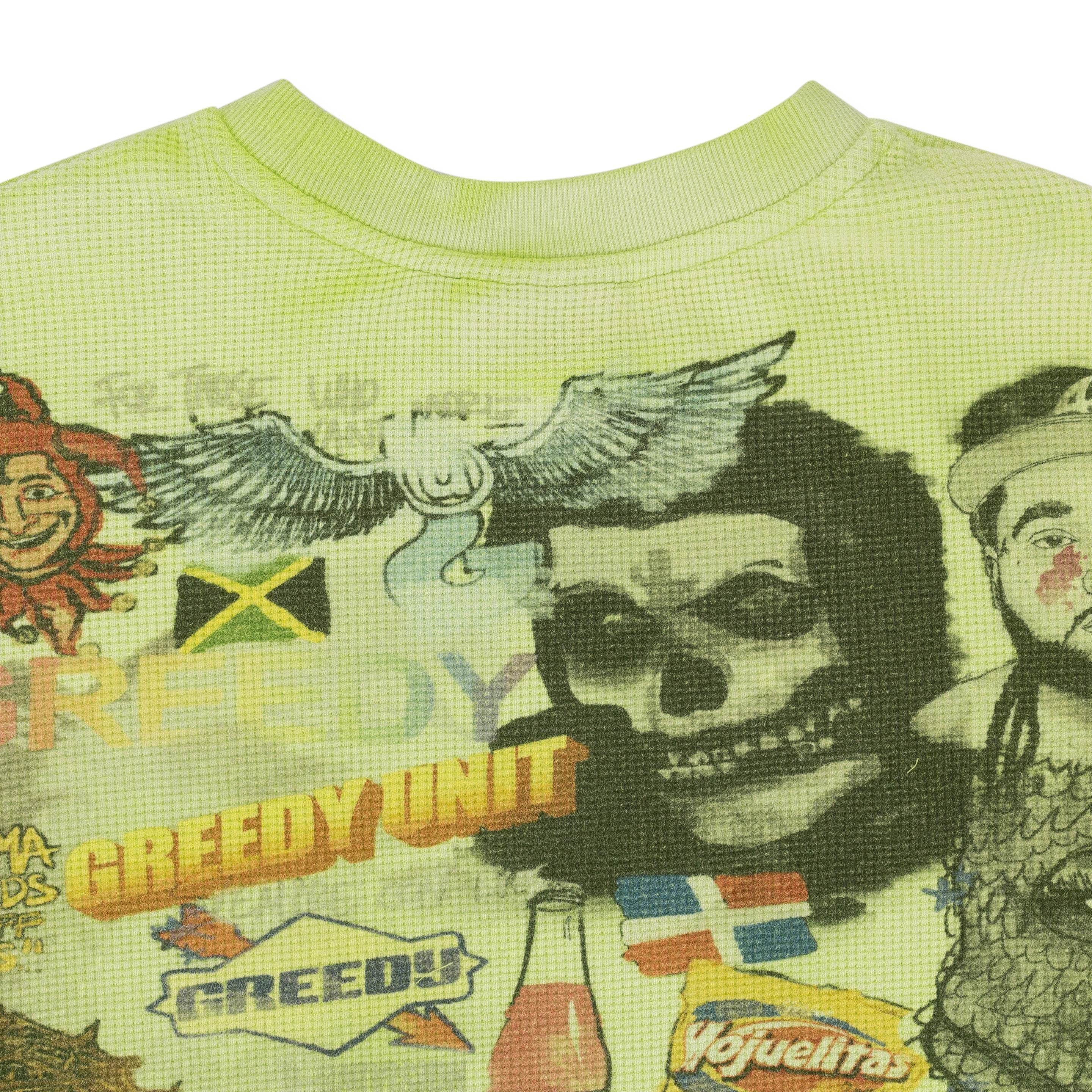 Greedy Unit Green All Over Print Thermal T-shirt