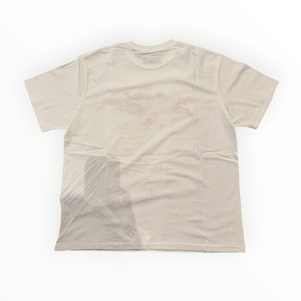 Birth Of Royal Child Sakura Embroidered White T-Shirt