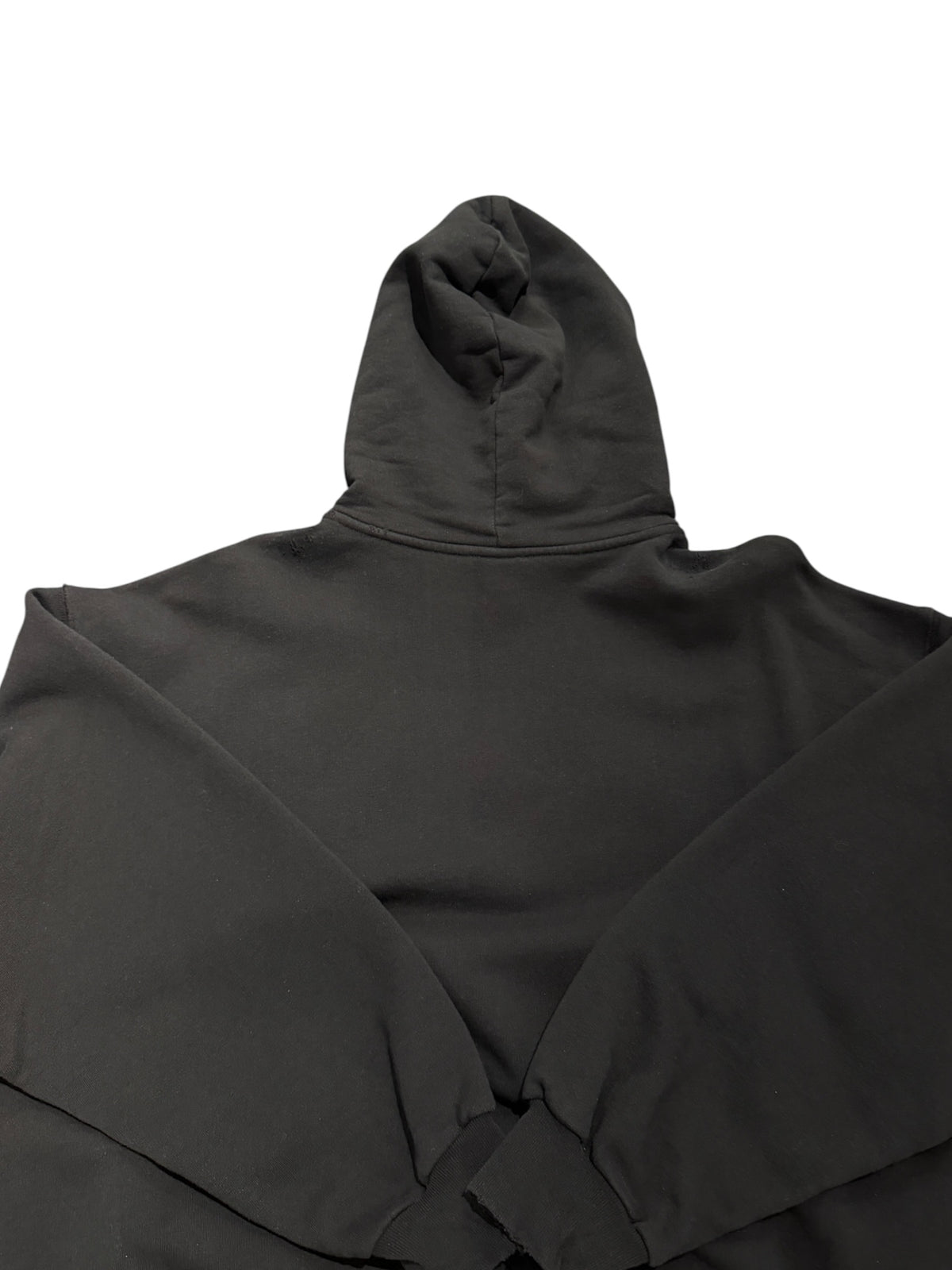 Balenciaga Cotton Distressed Logo Hoodie