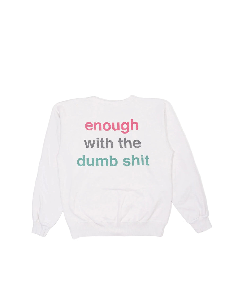 Saint Michael Read A Book White Crewneck