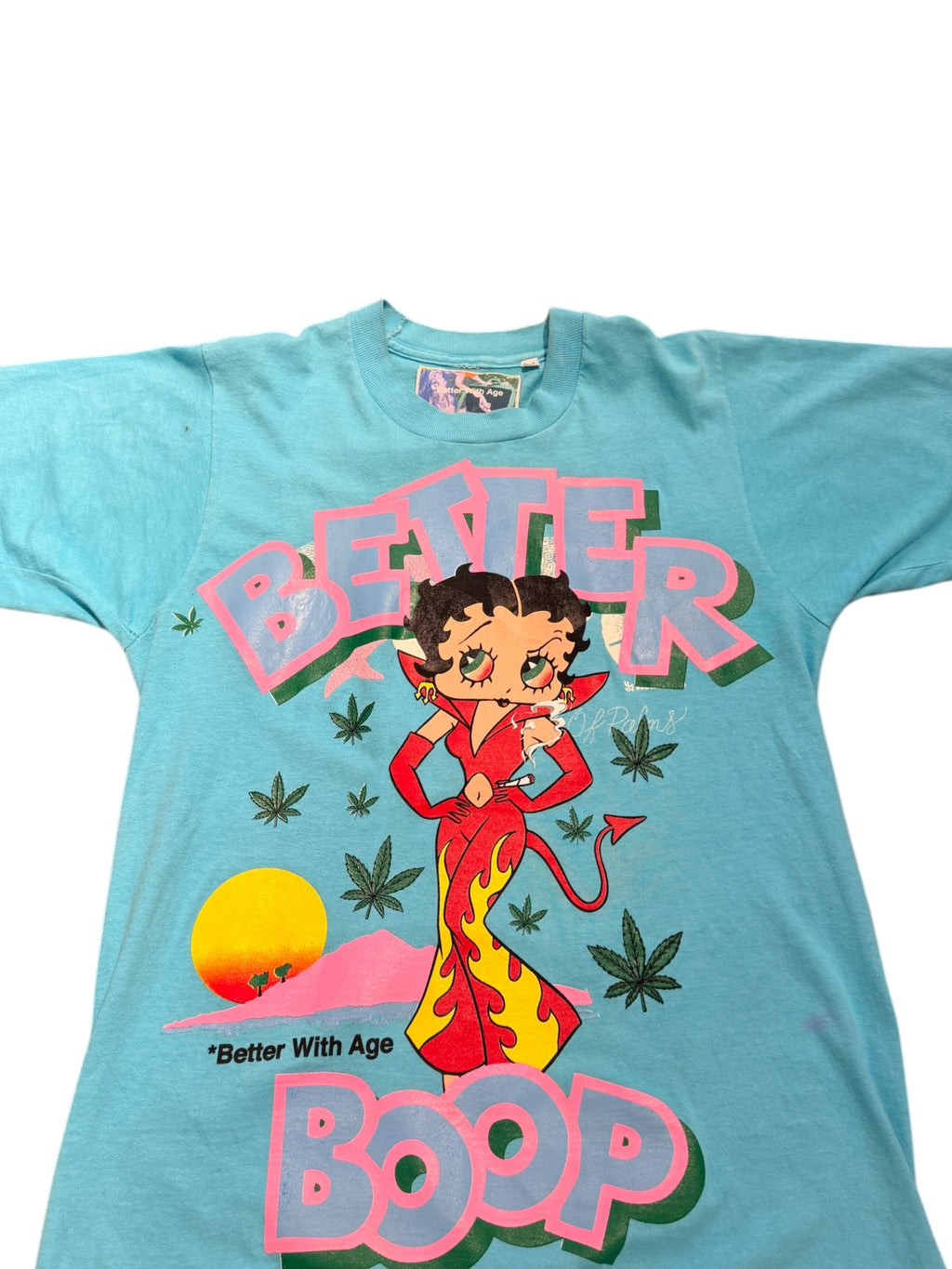 Better With Age* Turquoise Better With Boop Graphic T Shirt