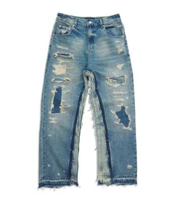 Birth Of Royal Child Layered Distressed Jeans