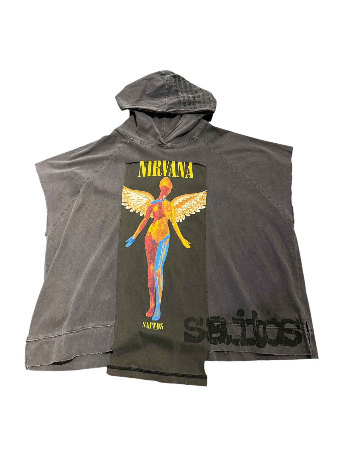 SAITOS Nirvana Hybrid Cut Off Top Black