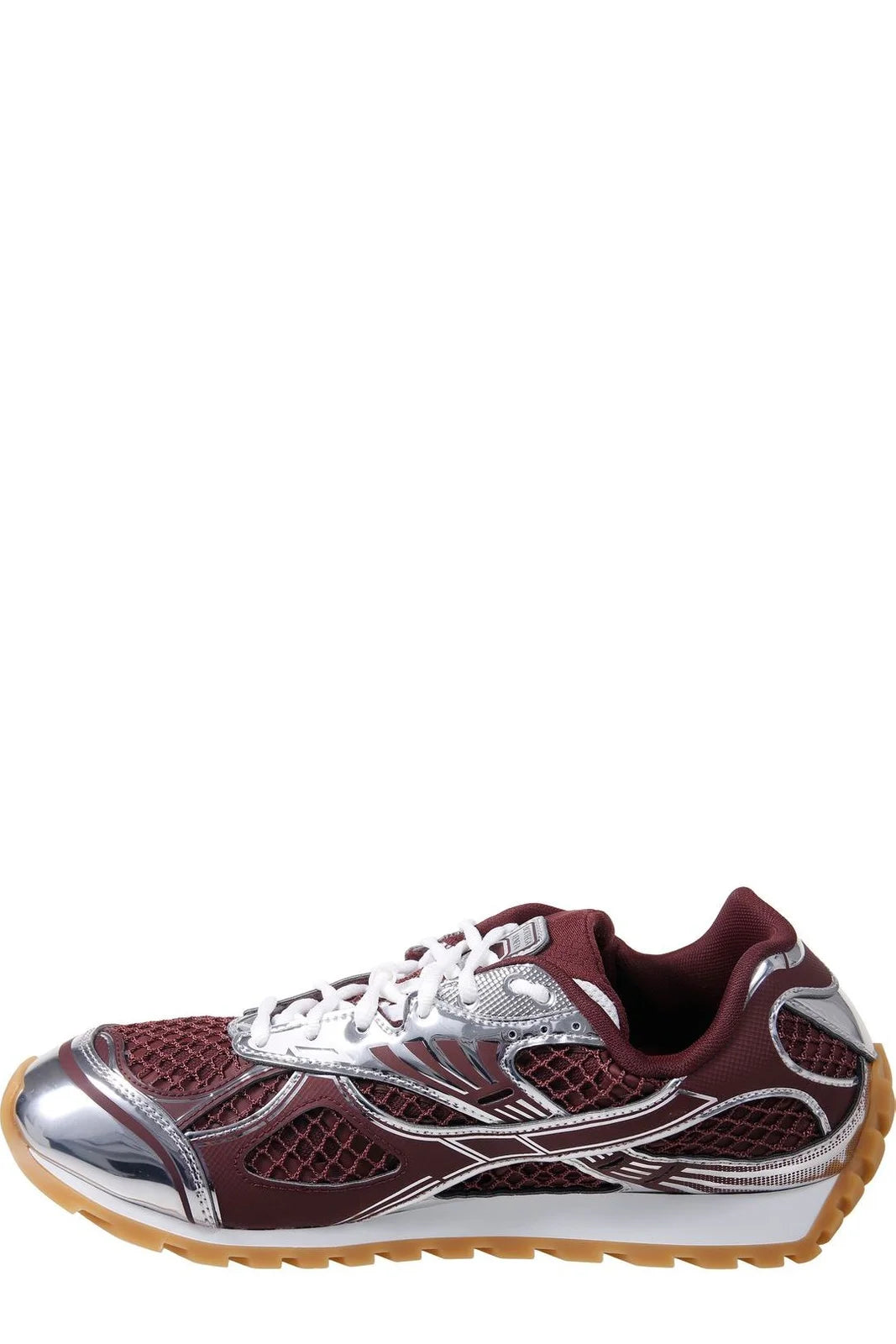 Bottega Veneta Orbit Barolo/Silver Sneaker