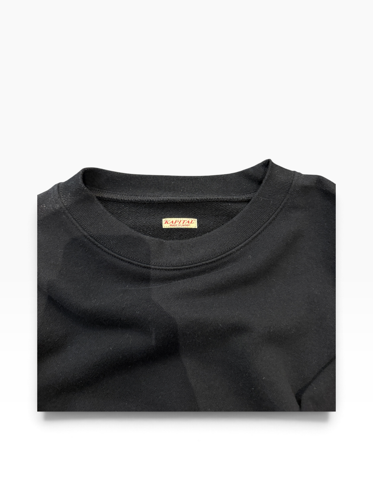 Kapital Blank Crewneck Black