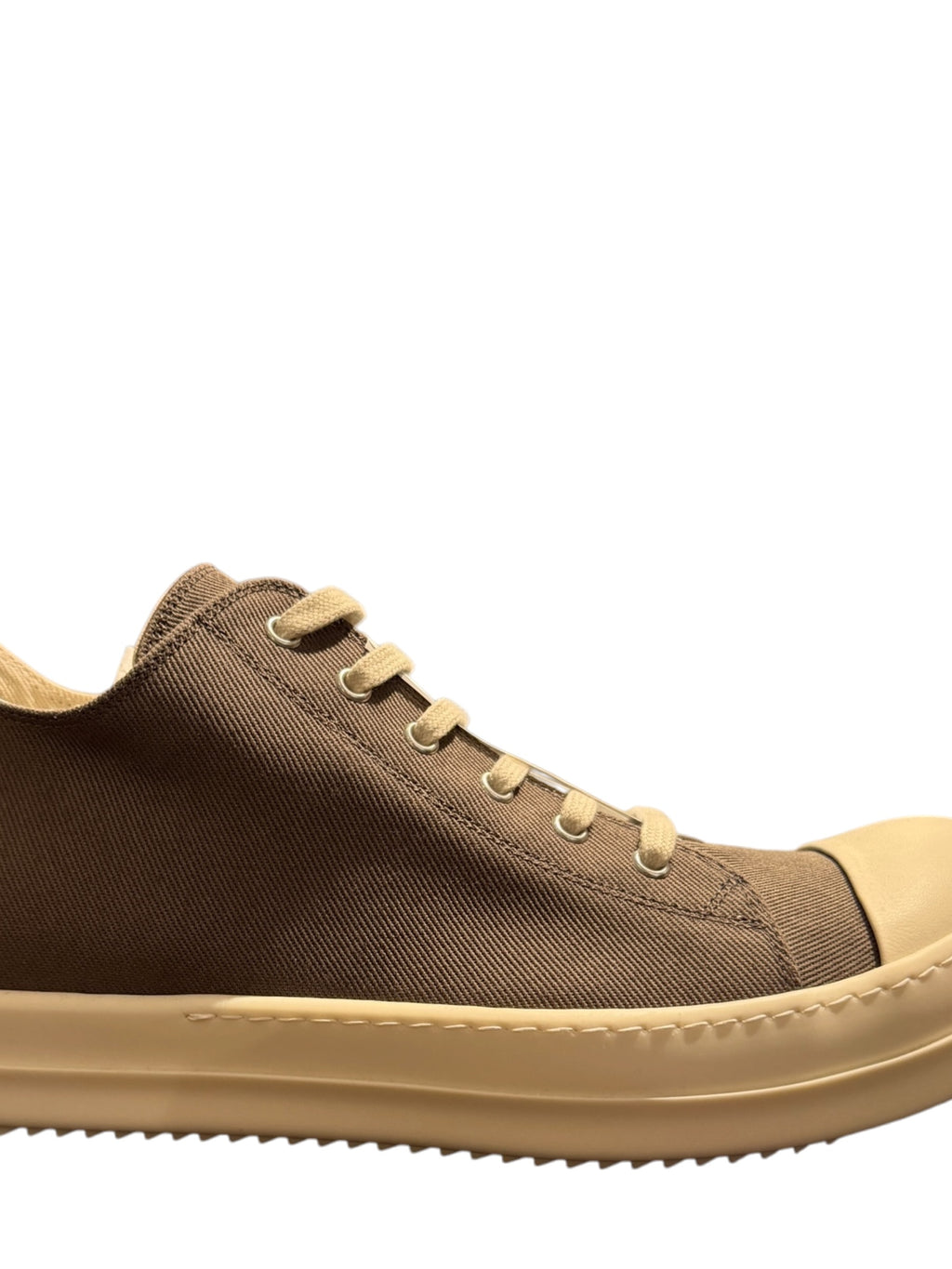 Rick Owens Drkshdw Dust Canvas Low Ramon Sneaker