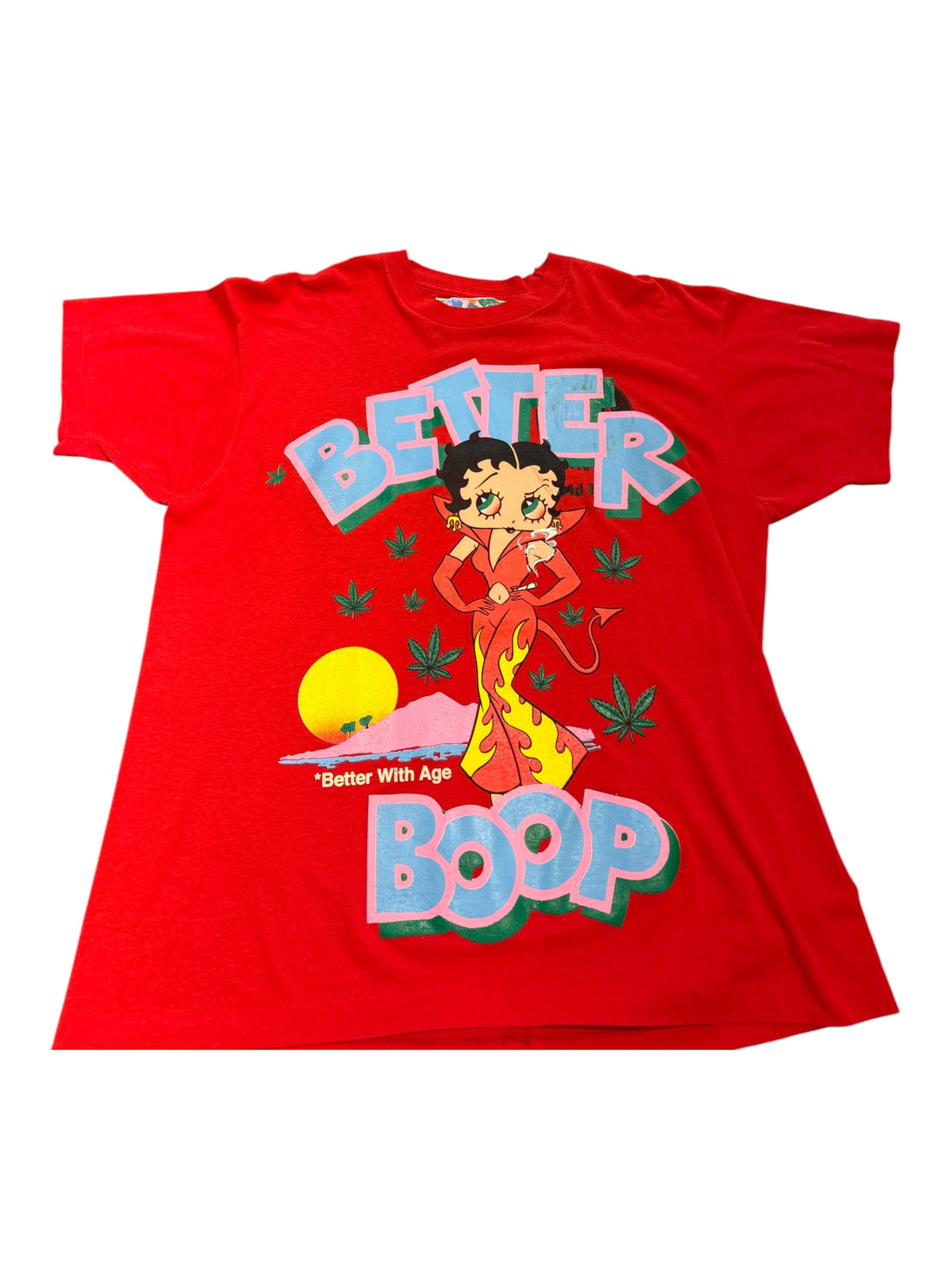 Better With Age* Red Better With Boop Graphic T Shirt