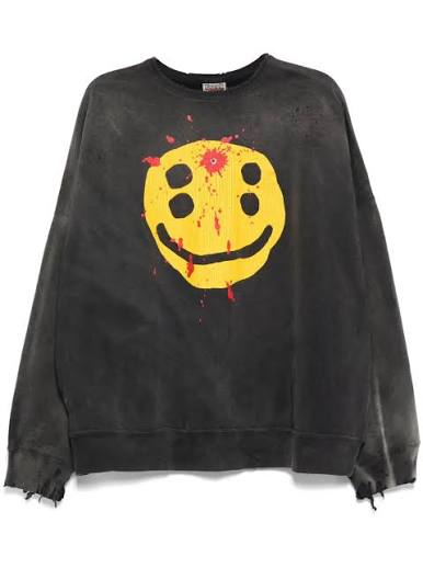 Saint Michael x Cactus Plant Flea Market Smile Sweatshirt
