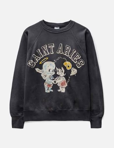 Saint Michael X Aries Crewneck Sweatshirt