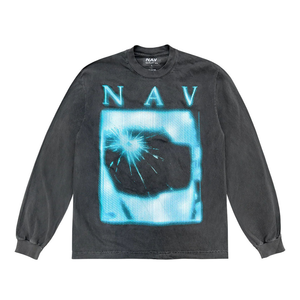 Saint Michael Nav Longsleeve Grey/Blue