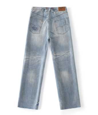 Richill Melancholy Rust Button Selvedge Denim Blue Jeans