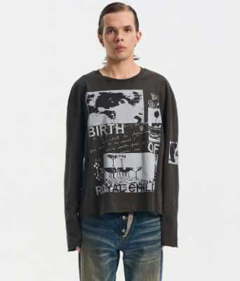 Birth Of Royal Child 90s Hollywood Long Sleeve Black T-Shirt