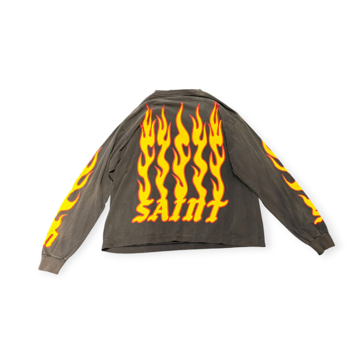 Saint Michael Soul on Fire Longsleeve grey/Orange