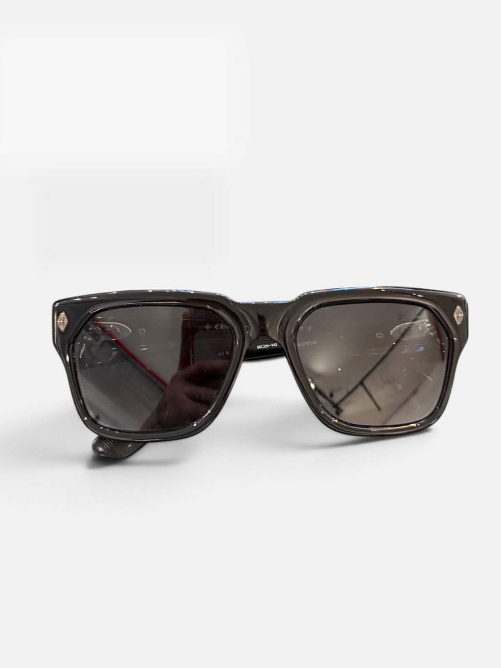 Chrome Hearts Sniffer Black / Silver Sunglasses