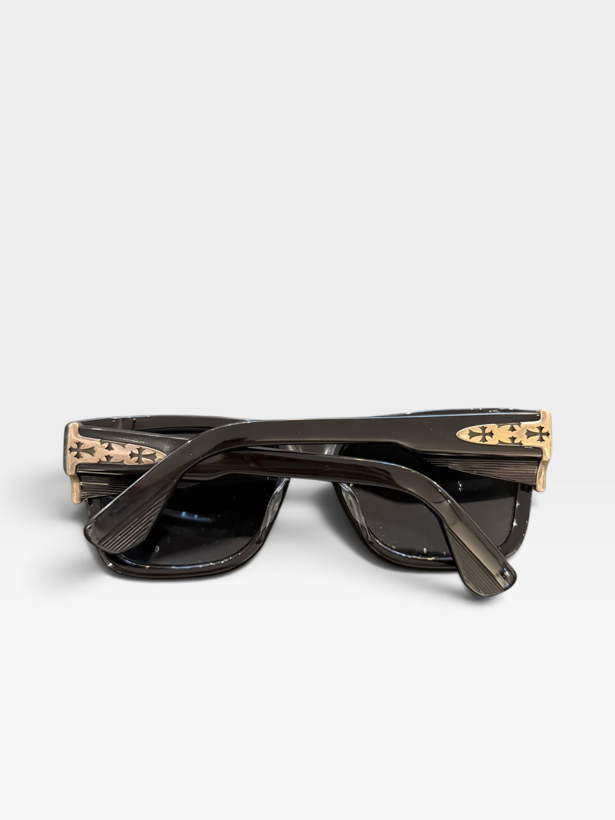 Chrome Hearts Sniffer Black / Silver Sunglasses
