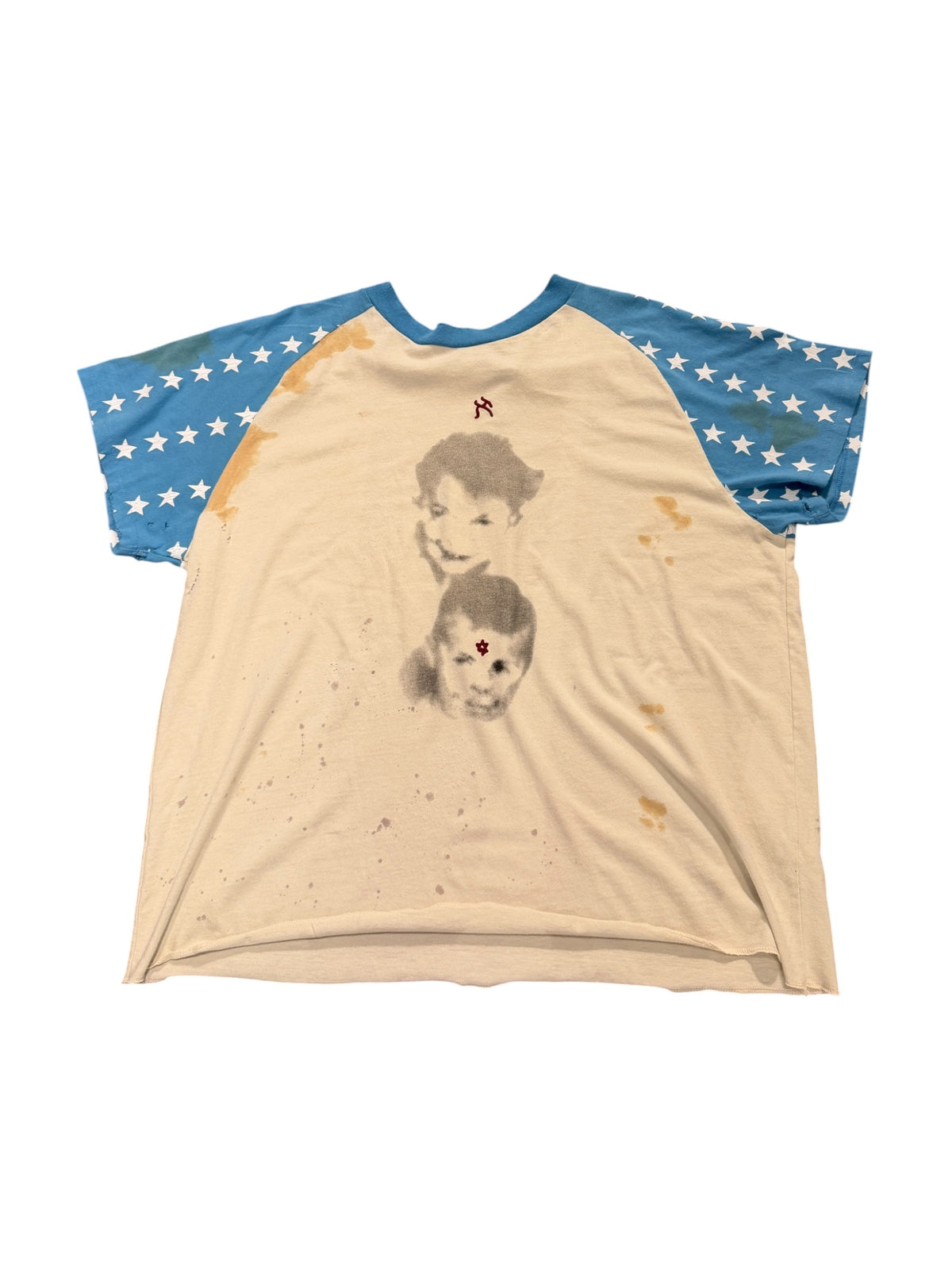 Enfants Riches Déprimés Down Syndrome White/Blue T-Shirt