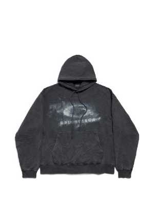 Balenciaga Washed Crayon Oversized Hoodie