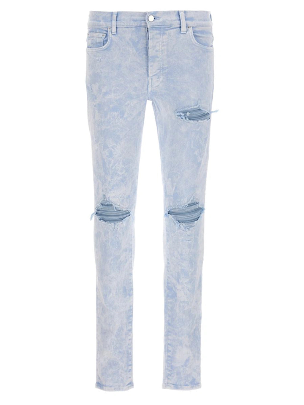 Amiri Sky Blue Patch Mineral Wash MX1 Jeans