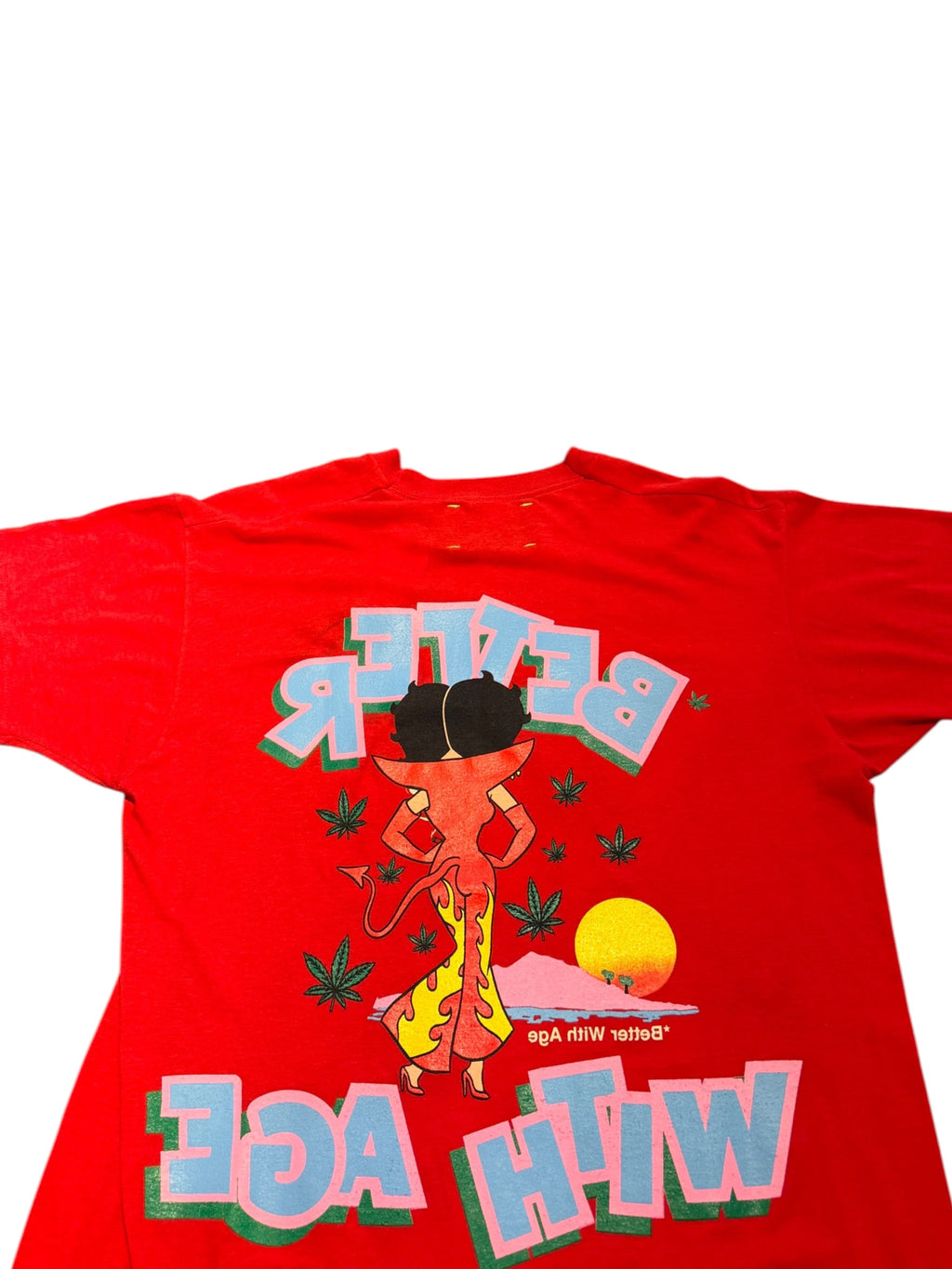 Better With Age* Red Better With Boop Graphic T Shirt