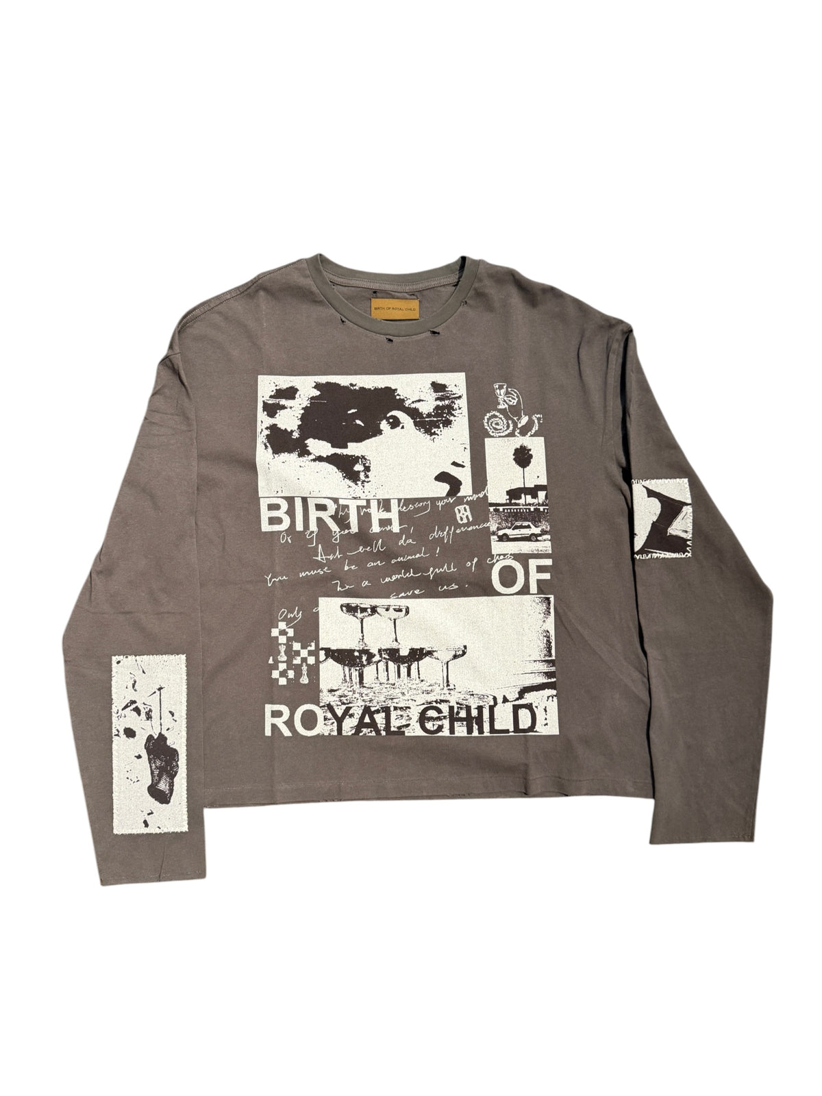 Birth Of Royal Child 90s Hollywood Long Sleeve Black T-Shirt