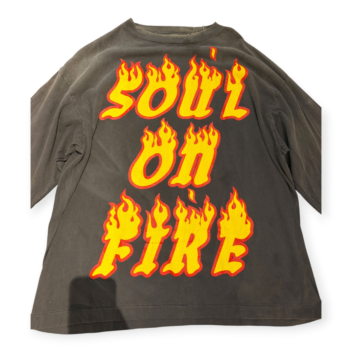 Saint Michael Soul on Fire Longsleeve grey/Orange