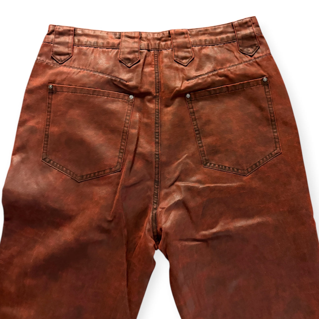 Richill Melancholy Printed Coated Bootcut Jeans