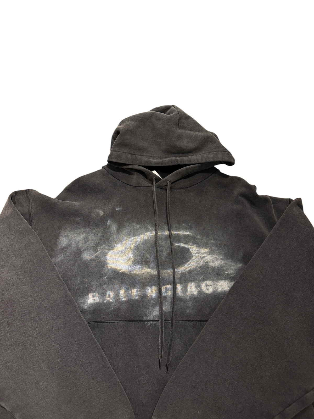 Balenciaga Washed Crayon Oversized Hoodie