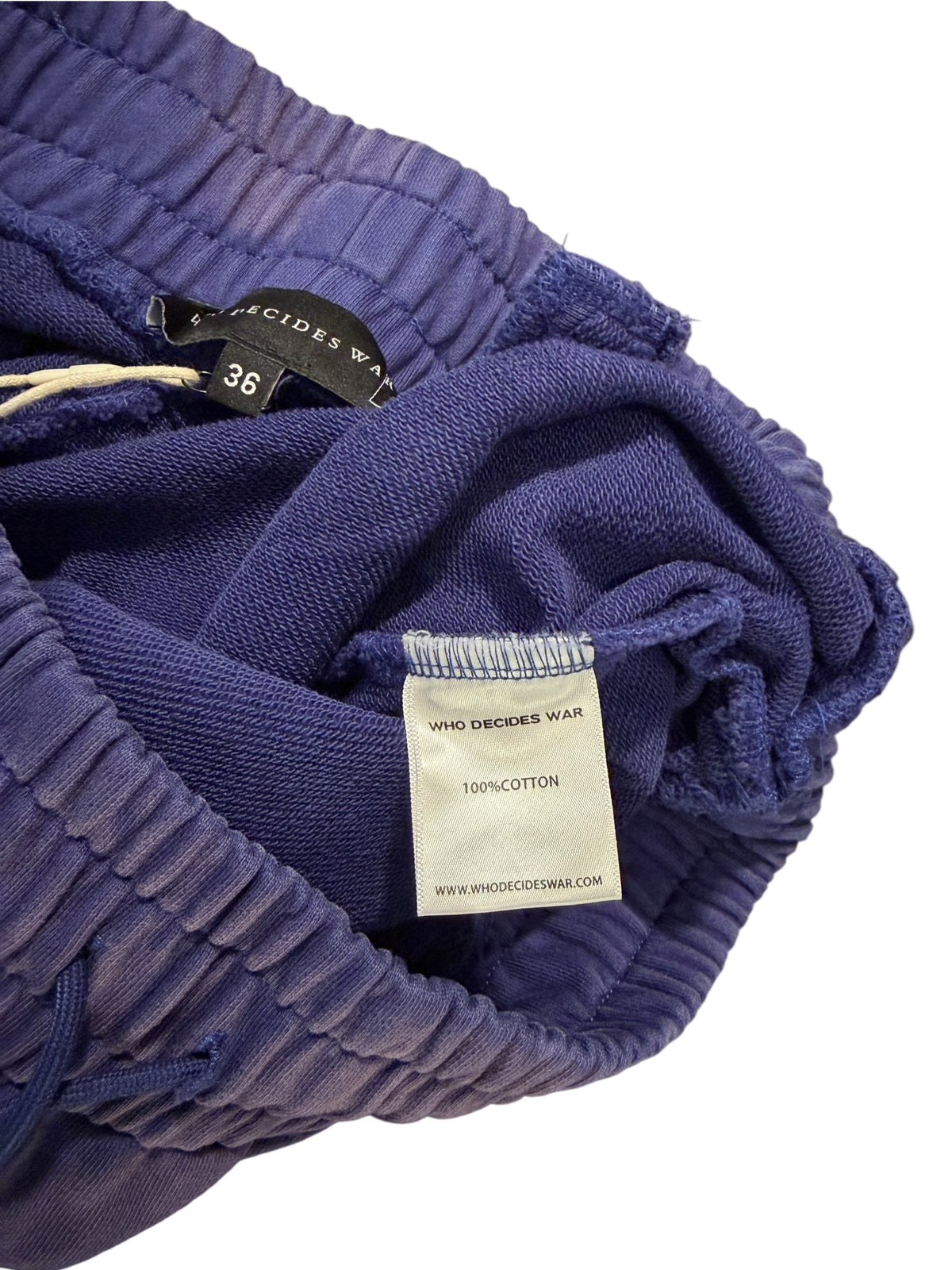 Who Decides War Flame Glass Purple Sweatpants