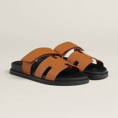 Hermès Chypre Sandals Brown