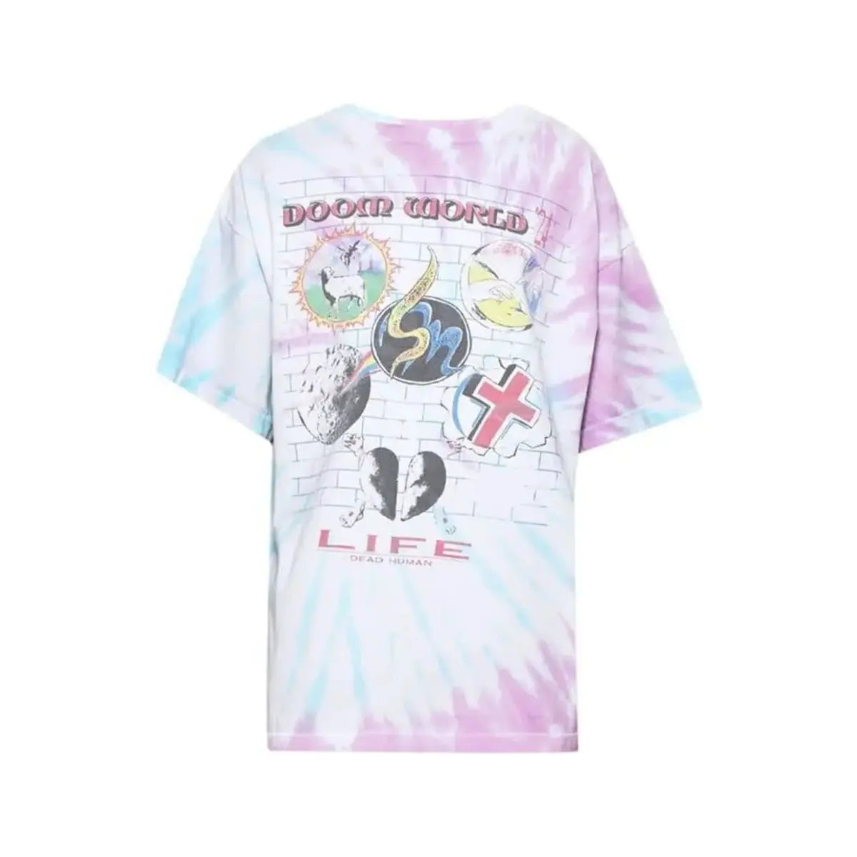 Saint Michael Don World T-Shirt Tie dye