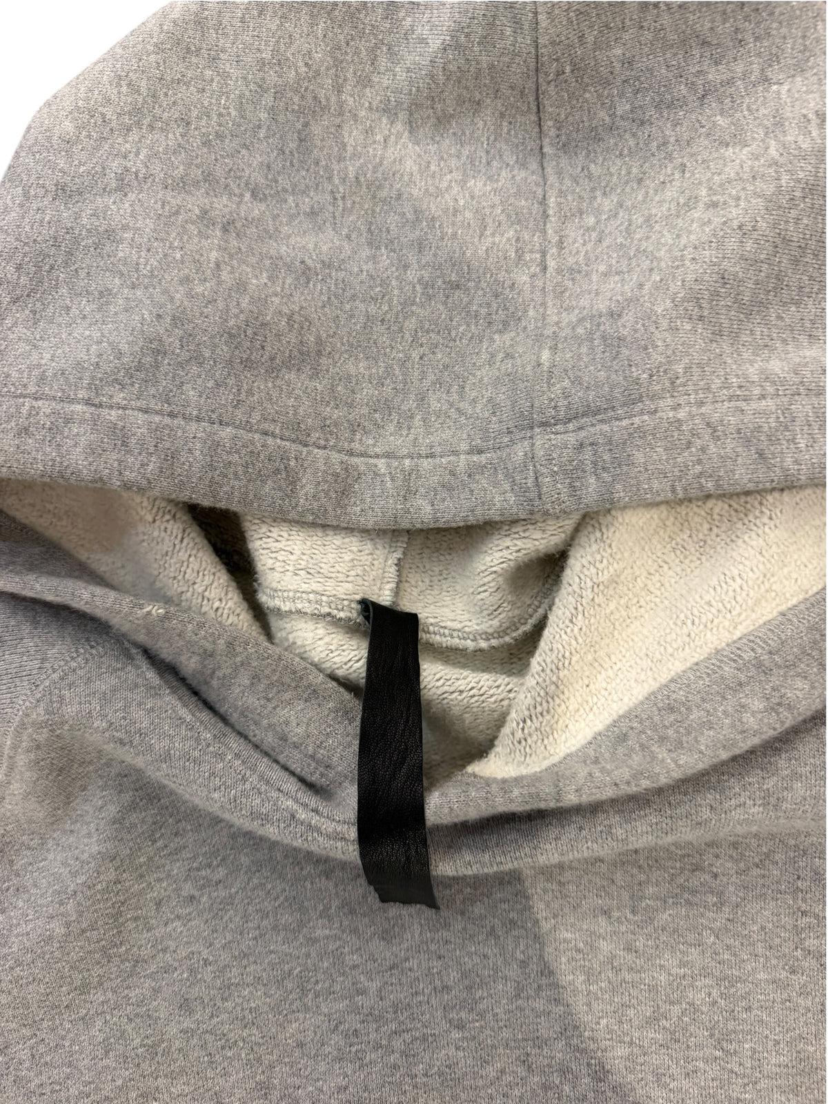 Chrome Hearts Triple Cross Leather Patch Grey Pullover Hoodie
