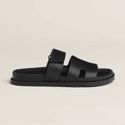 Hermès Chypre Sandals Black